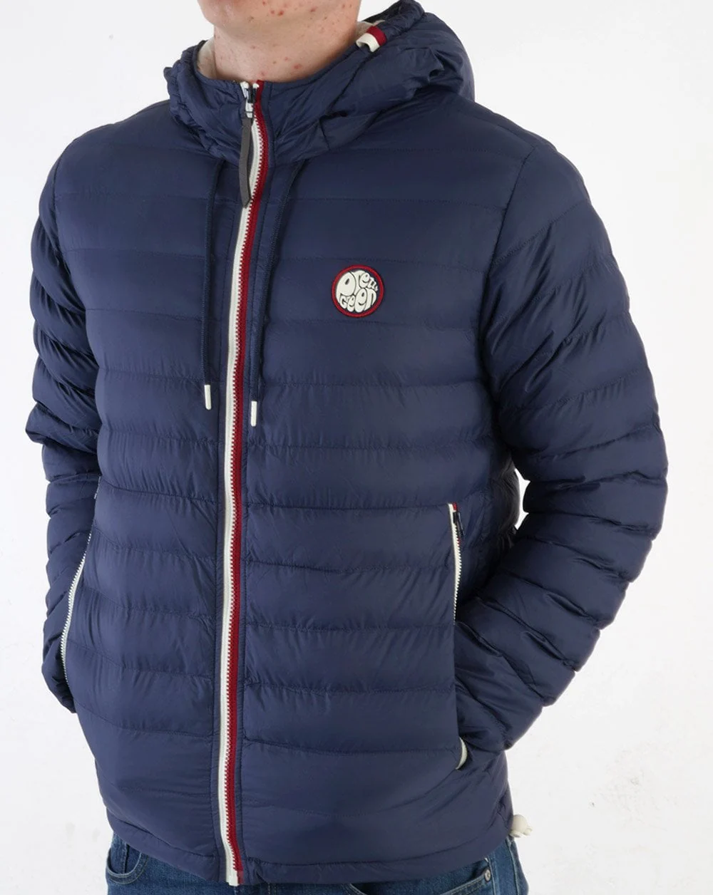 Pretty Green Tilby Quilted Jacket Navy - Image 3