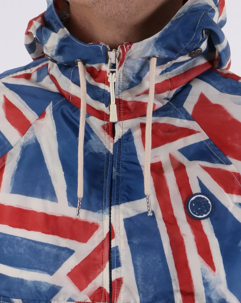 Pretty Green UJ Zip Overhead Hooded Jacket Multi - Image 4
