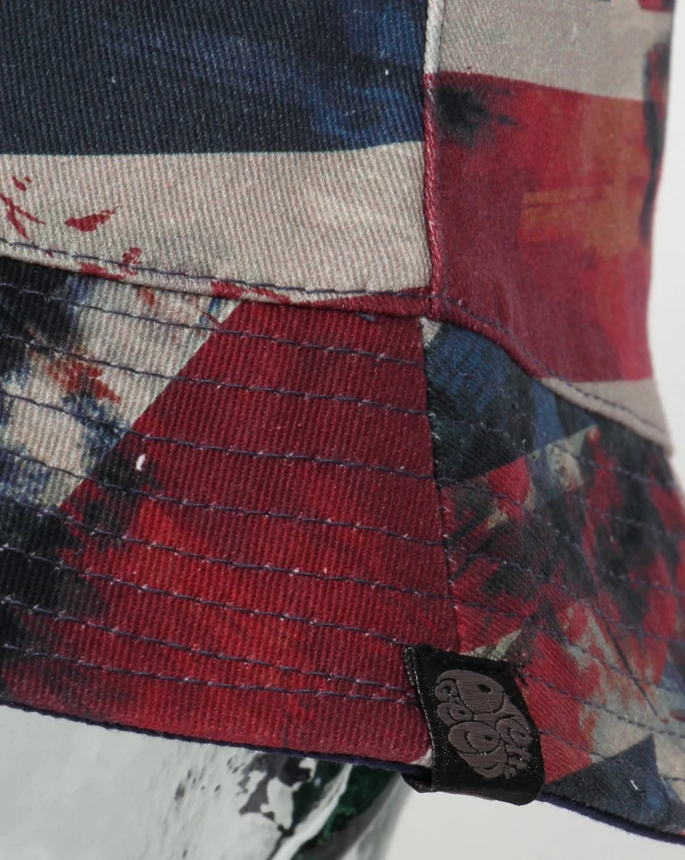 Pretty Green Union Jack Bucket Hat Navy - Image 2