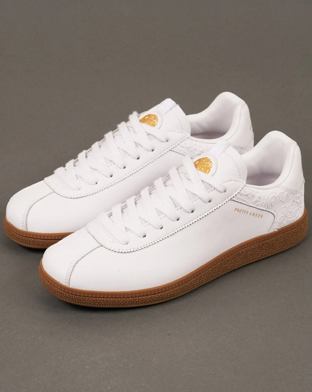 Pretty Green Zetas Trainers White - Image 2