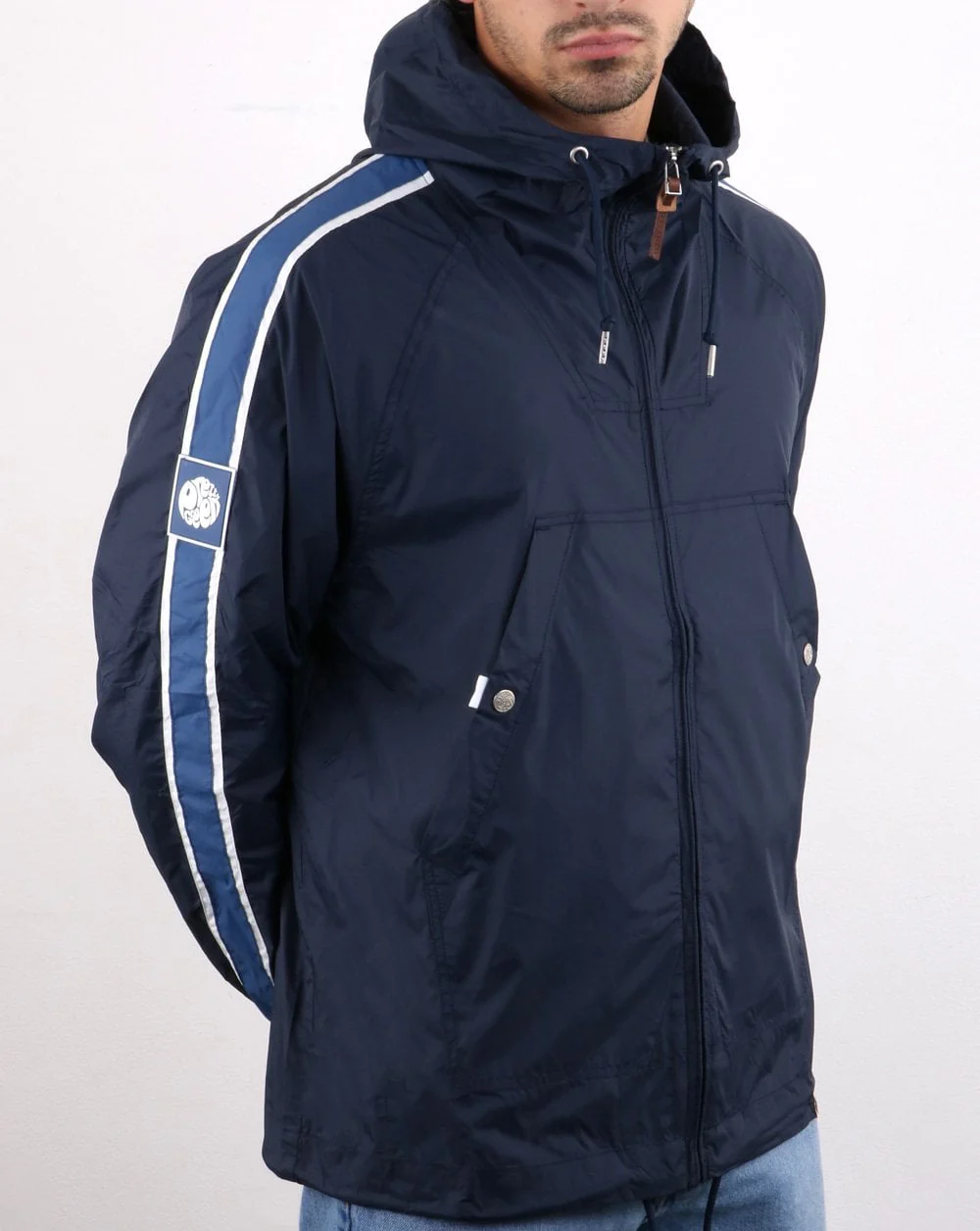 Pretty Green Zip Through Jacket Blue - Image 2