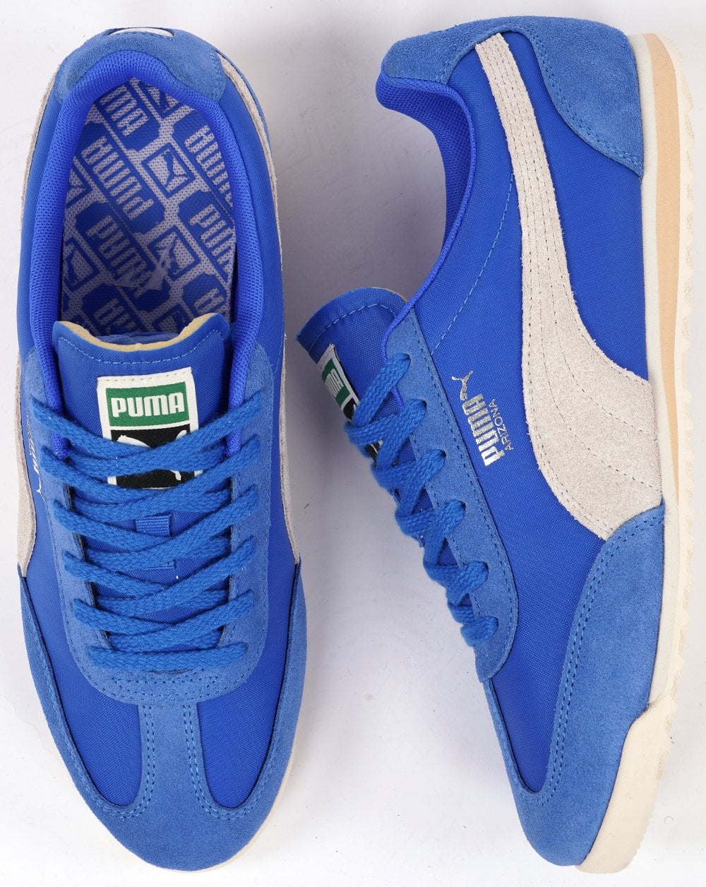 Puma Arizona Nylon Trainers Blue / White - Image 3