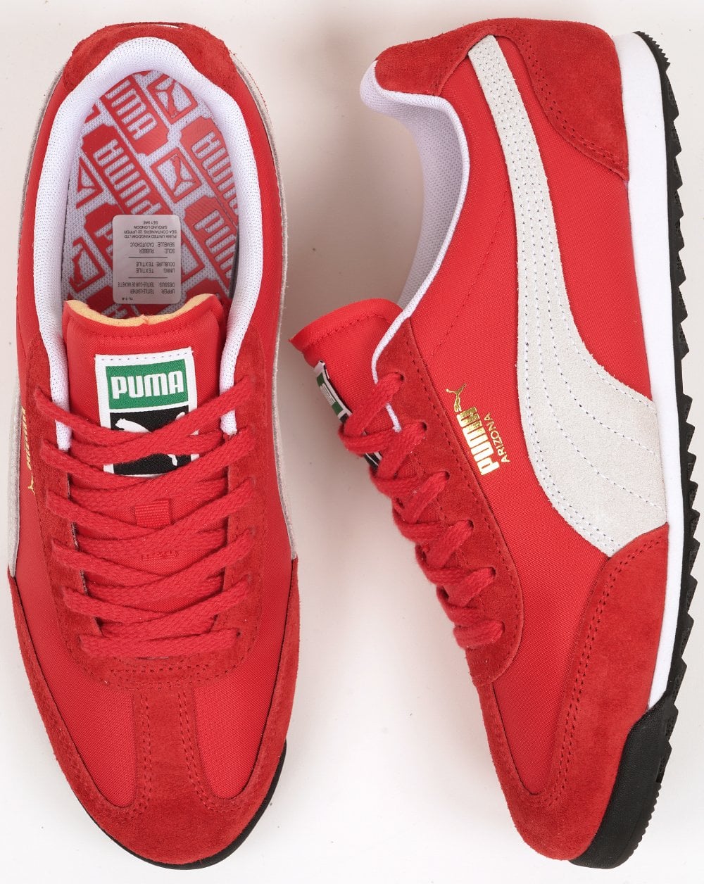 Puma Arizona Trainers Red/White - Image 4