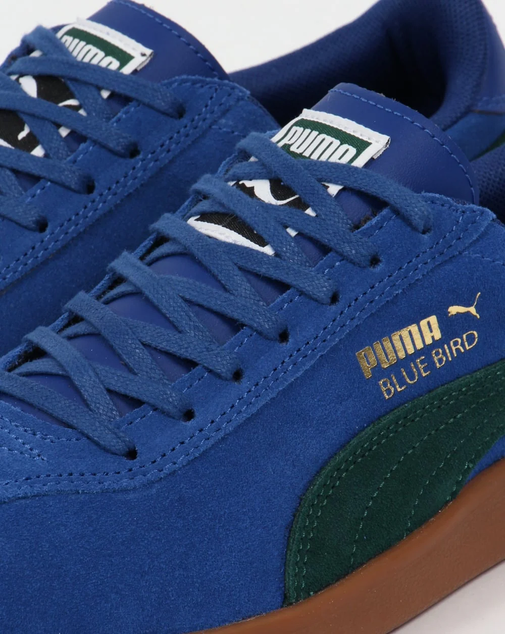 Puma Bluebird Trainers Royal Blue/Pine Green - Image 4
