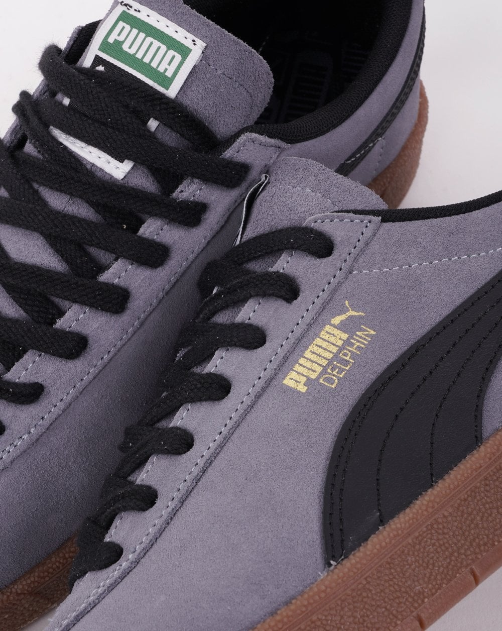 Puma Delphin Trainer Grey Tile/Black - Image 4