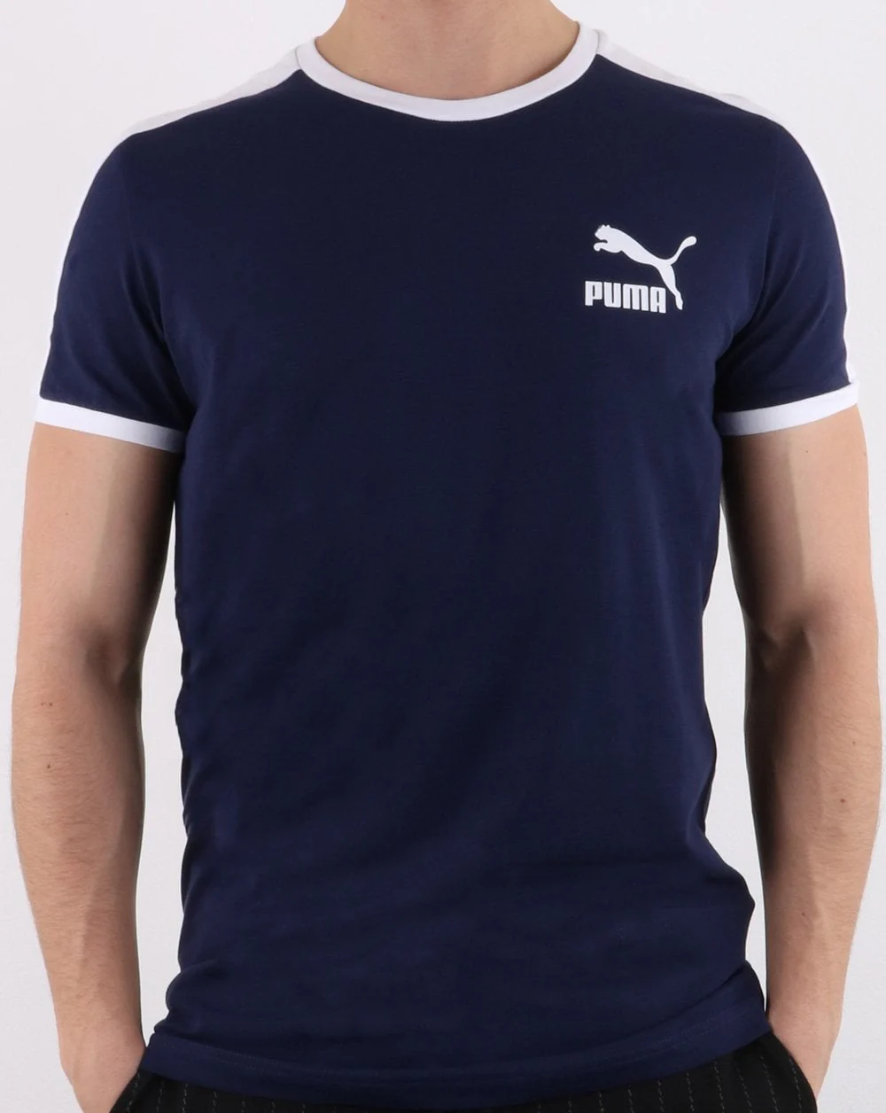 Puma Iconic T7 Slim T-shirt Navy