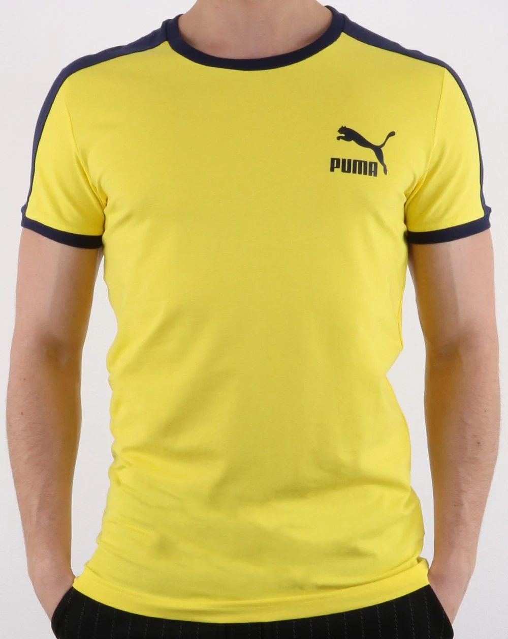 Puma Iconic T7 Slim T-shirt Yellow