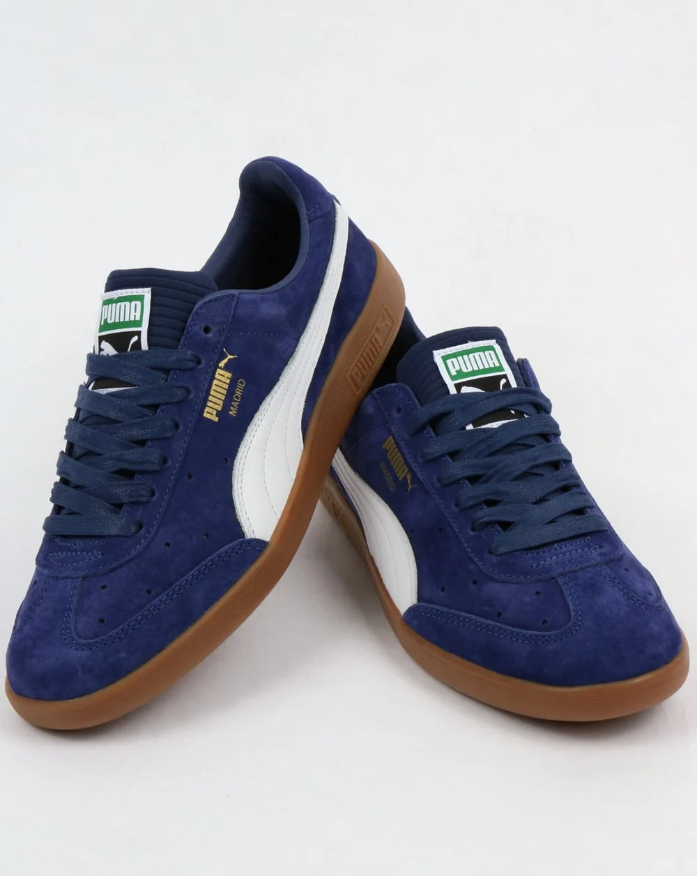 Puma Madrid Lux Trainers Blue Depth/White - Image 3