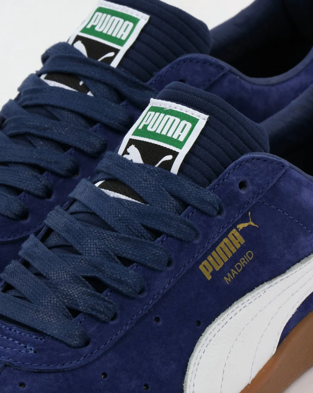 Puma Madrid Lux Trainers Blue Depth/White - Image 4