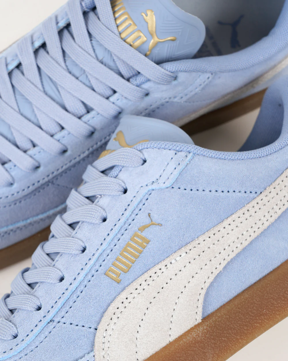 Puma Club II Era Suede Trainers Sky/Silver Mist - Image 3