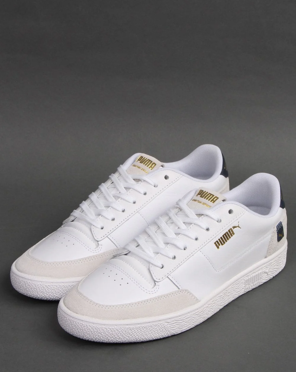 Puma Ralph Sampson Trainer White/Navy - Image 3