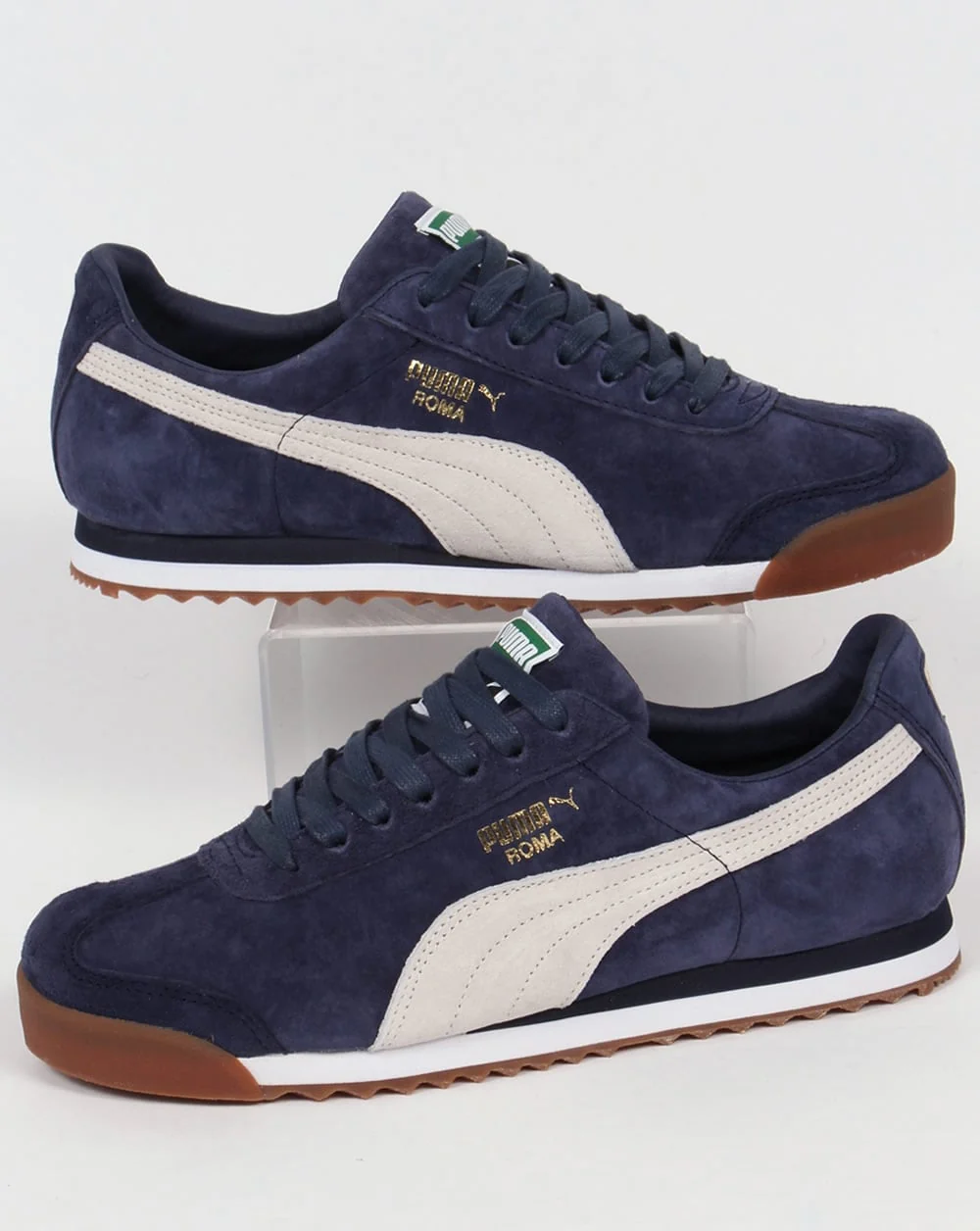Puma Roma Trainers Navy/White