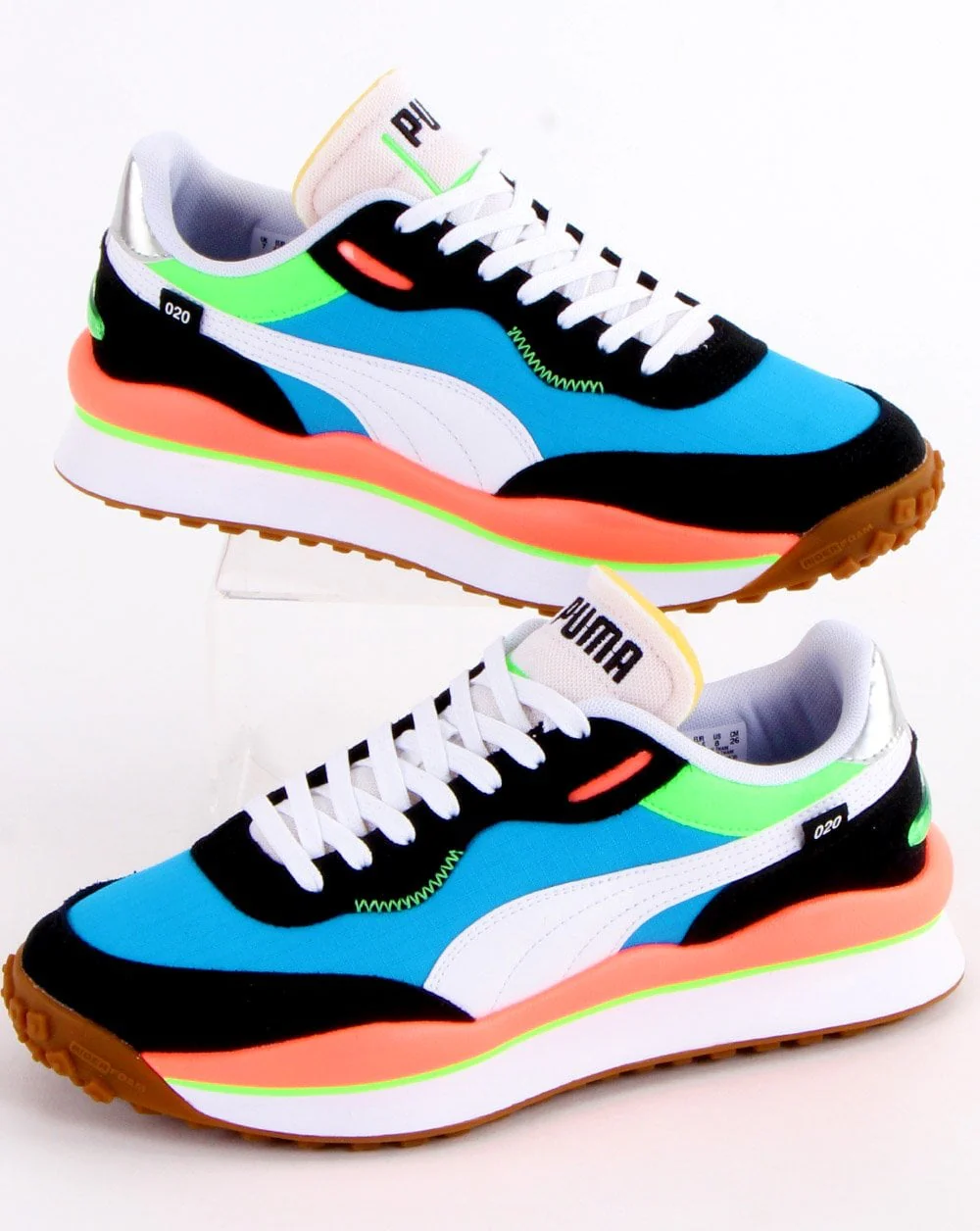 Puma Style Rider Play On Trainer Blue/White/Black - Image 2