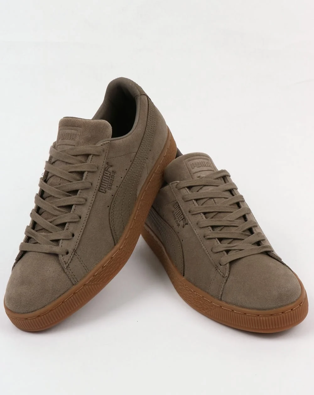 Puma Suede Classic Premium Trainers Falcon Grey - Image 3