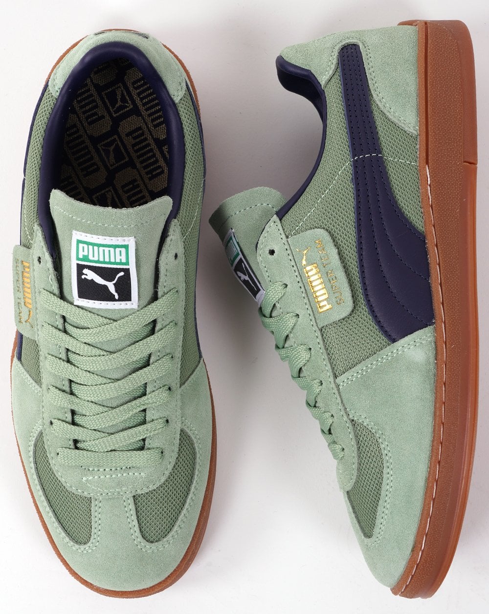 Puma Super Team OG Trainer Dusty Green/Navy - Image 4