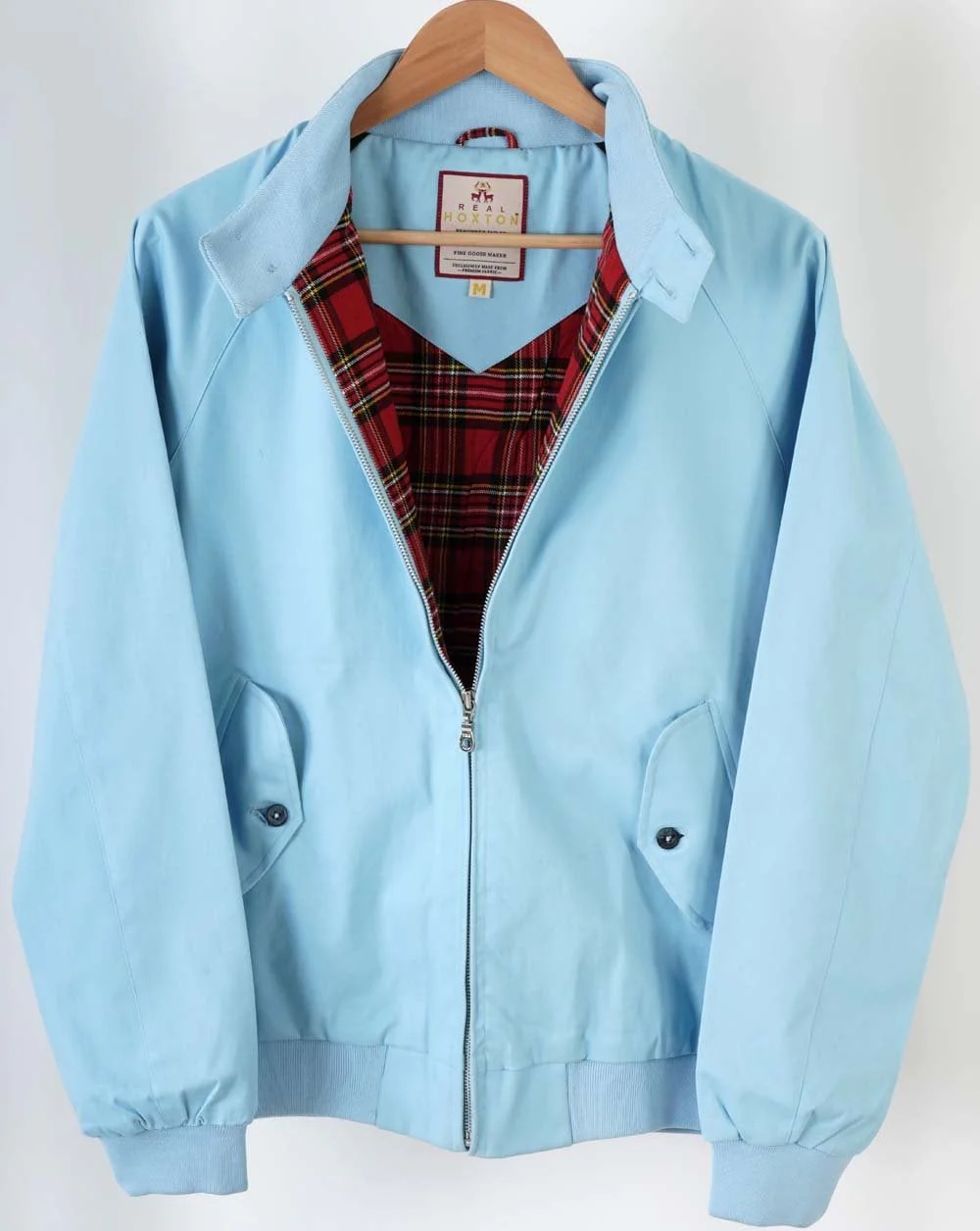 Real Hoxton Harrington Jacket Sky - Image 2