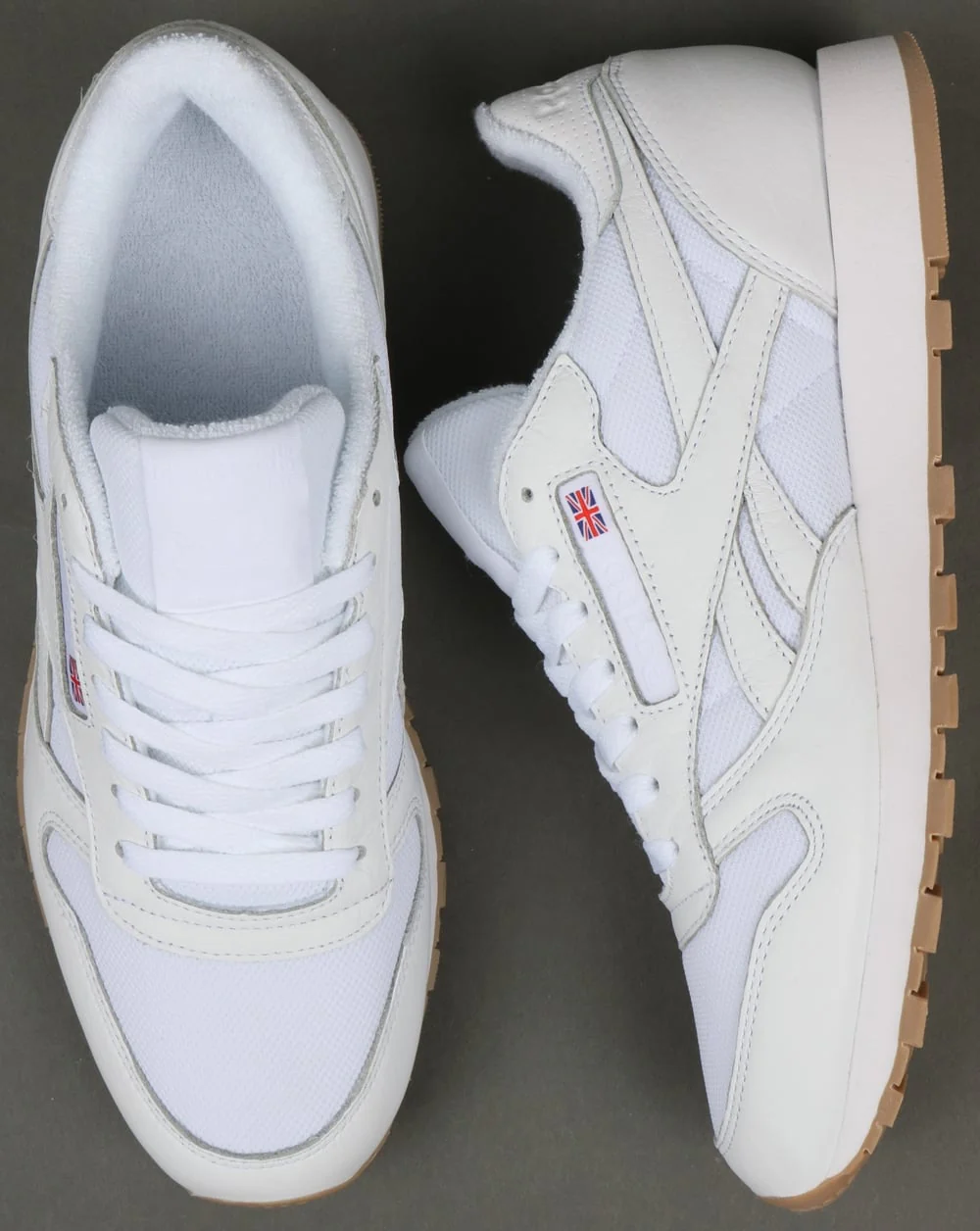 Reebok Classic Leather ESTL Trainers White - Image 2