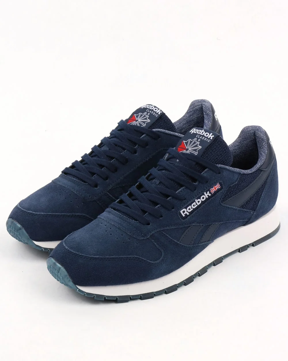 Reebok Classic Leather NM Trainers Navy/White - Image 4