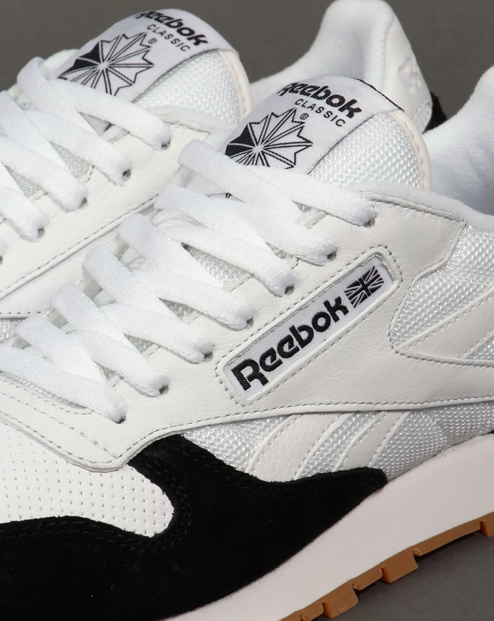 Reebok Classic Leather Perfect Split Trainers White/Black - Image 4