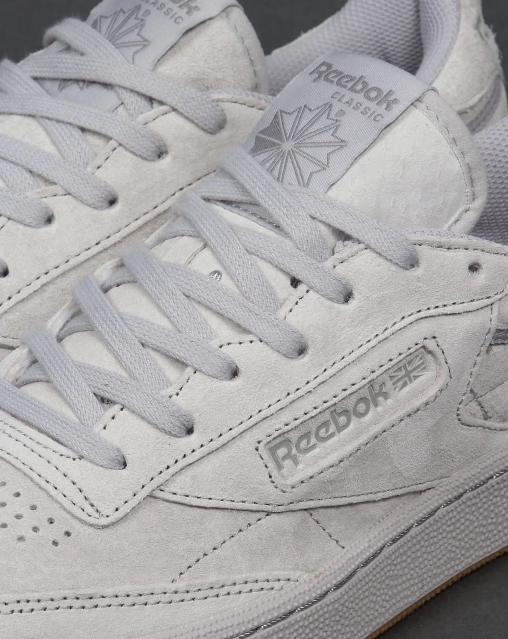 Reebok Club C 85 Trainers Steel/Carbon/Gum - Image 4