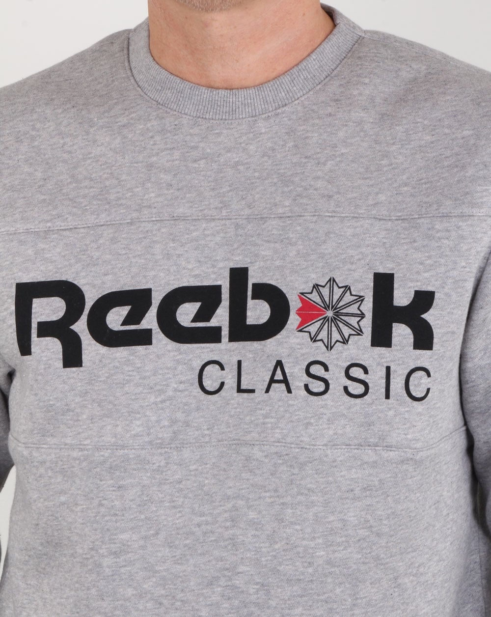 Reebok Iconic Crew Sweat Grey Heather - Image 2