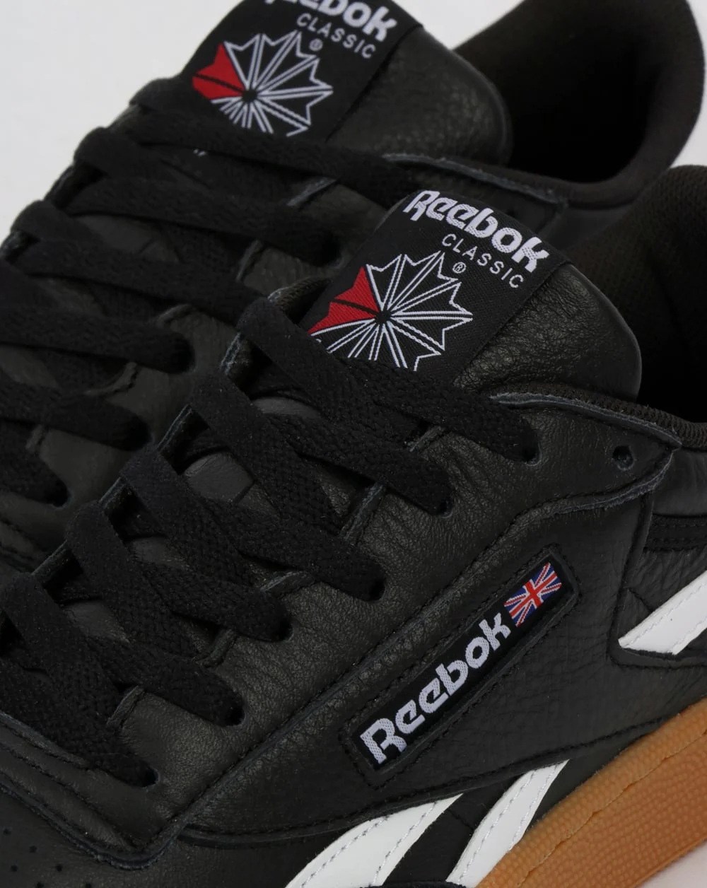 Reebok Revenge Plus Gum Trainers Black/White/Gum - Image 3