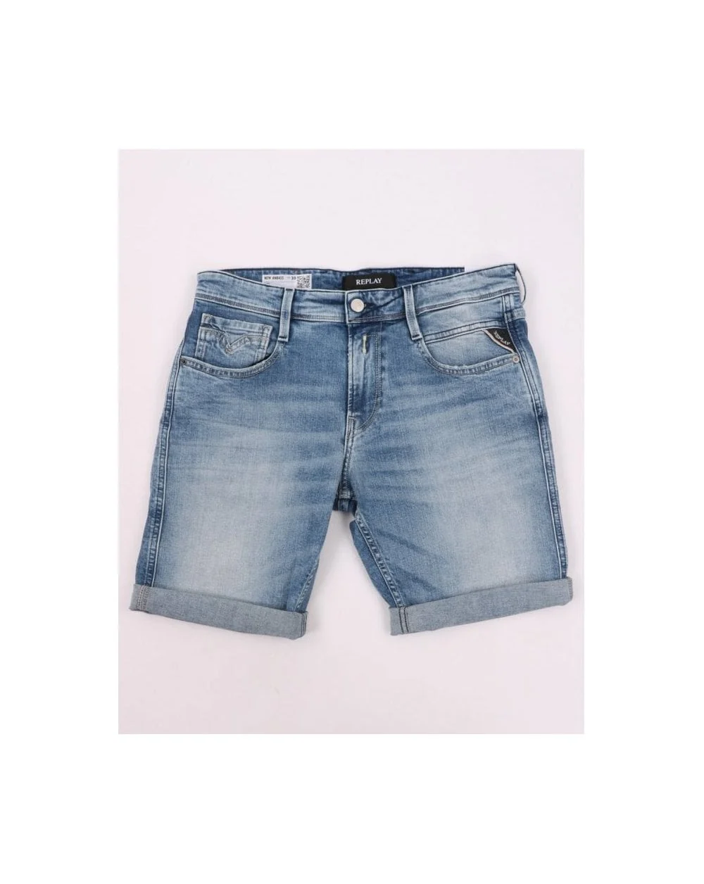 Replay Anbass Bio Shorts Light Blue