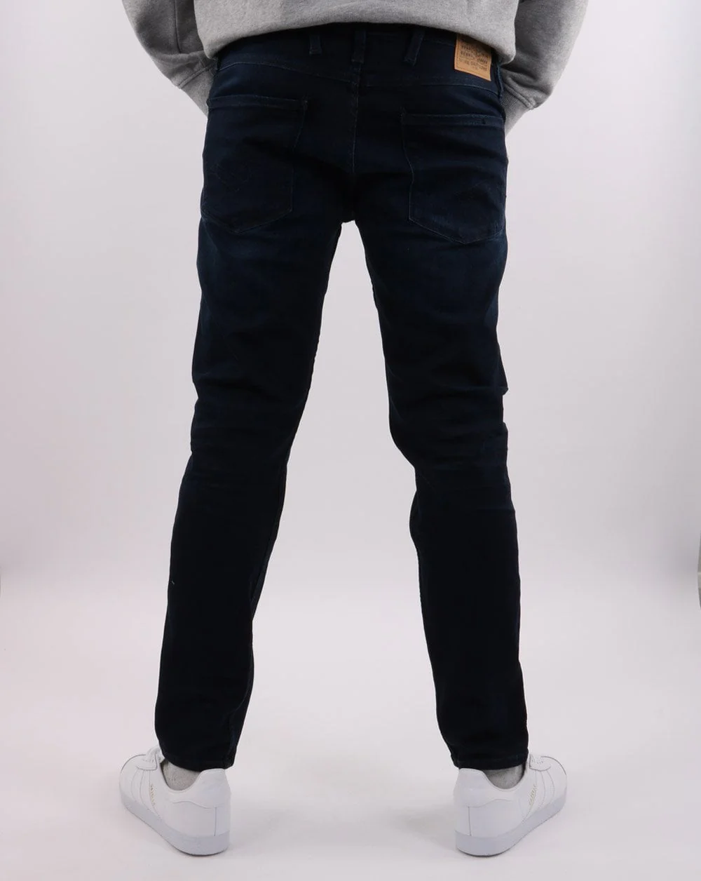 Replay Anbass Hyperflex Re-used Jeans Dark Blue - Image 3