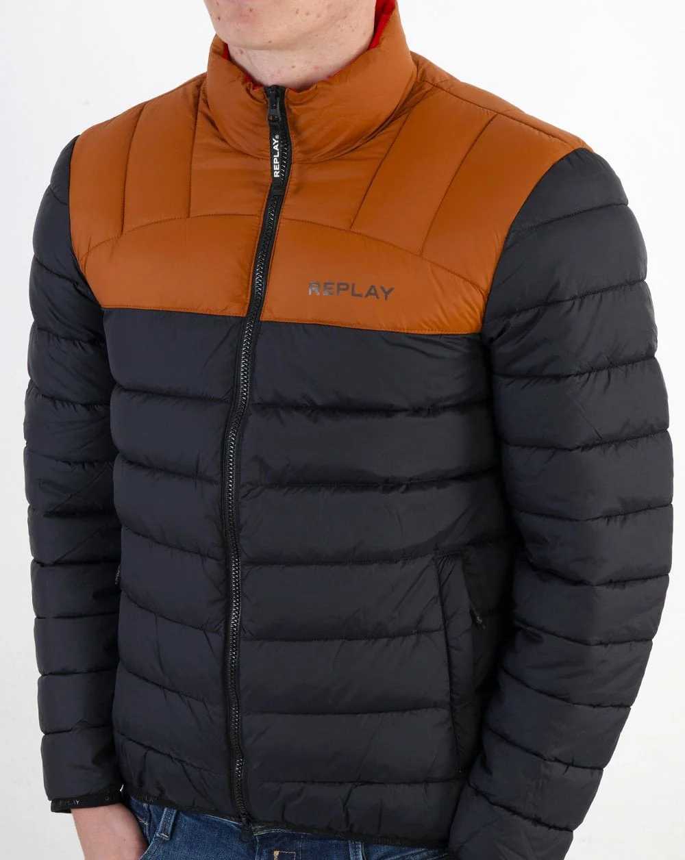 Replay Quilted Jacket Blackboard - Image 2