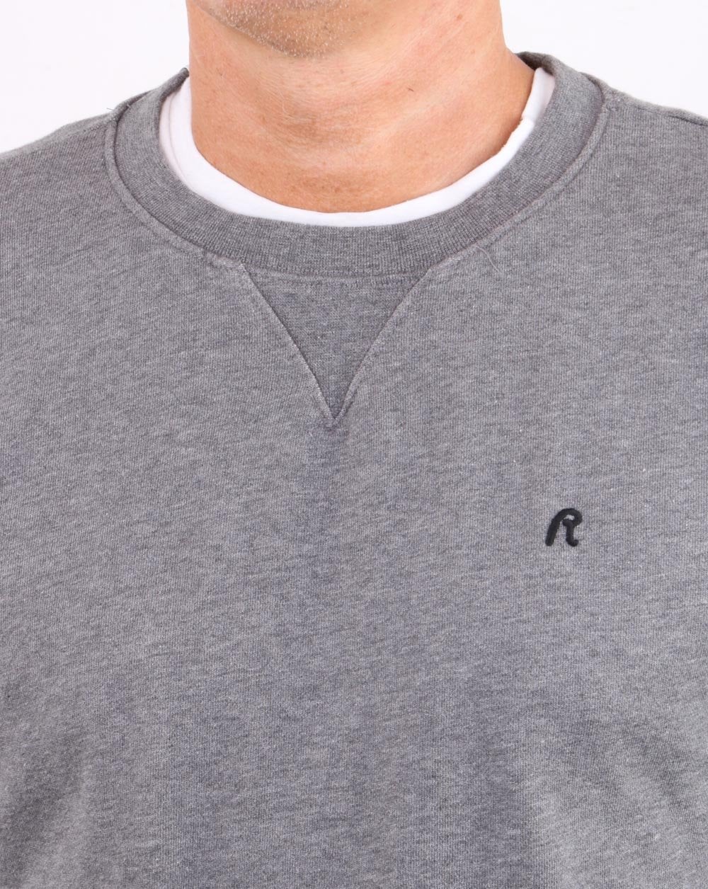 Replay Sweatshirt Grey Melange - Image 3