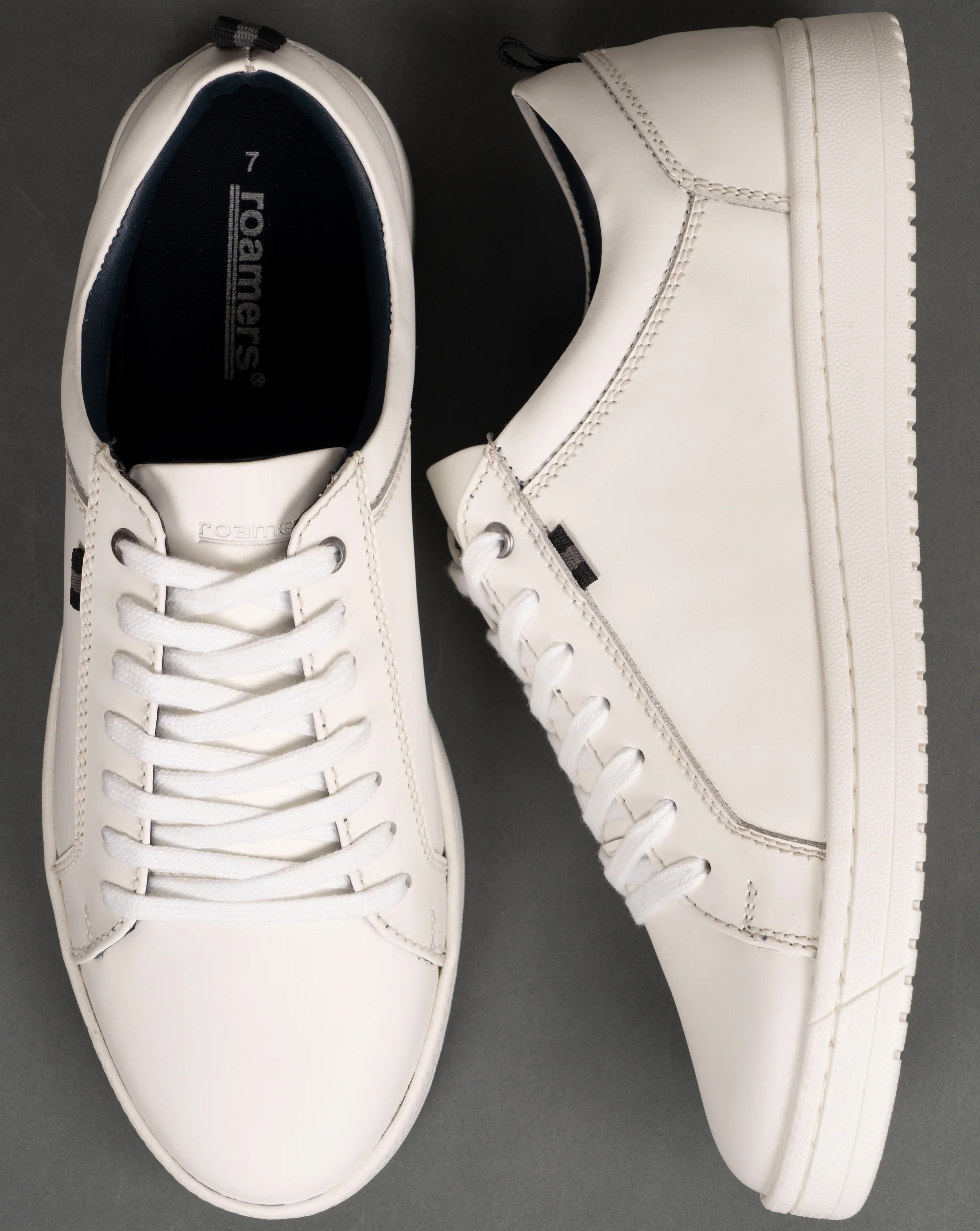 Roamers Leisure Trainers White - Image 4