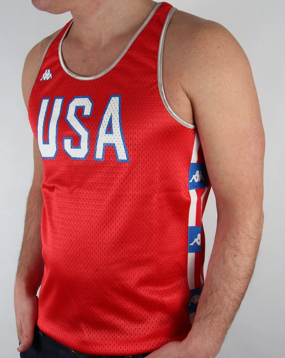 Robe Di Kappa LA84 USA Olympic Vest Red - Image 3