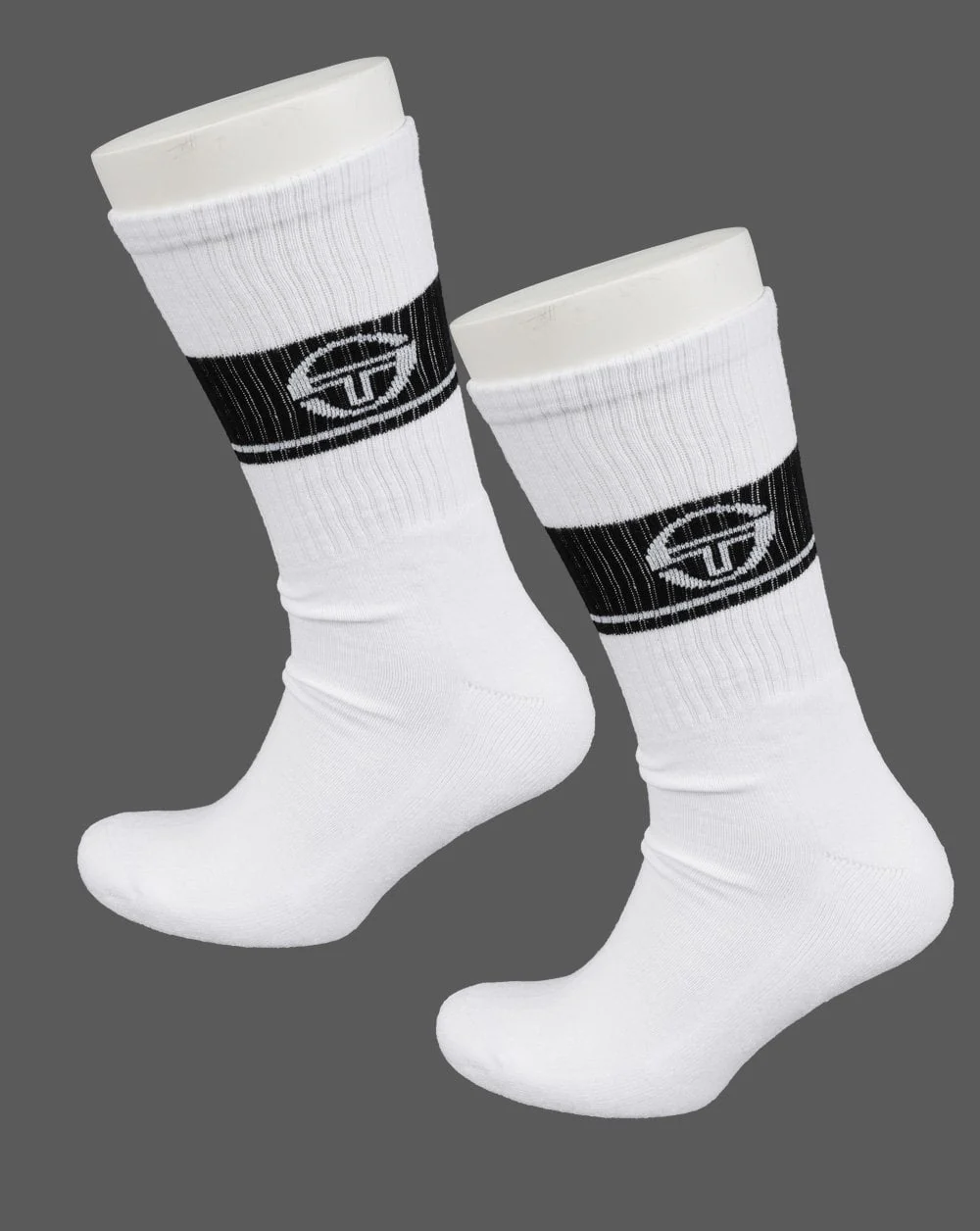 Sergio Tacchini 2 Pack Socks White