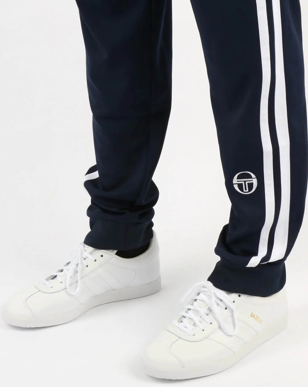 Sergio Tacchini 2 Stripe Track Pant Navy - Image 2