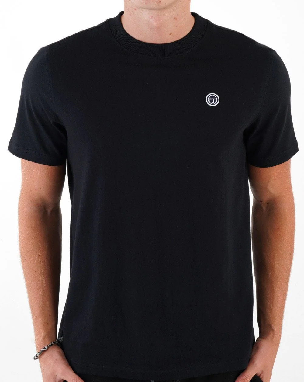 Sergio Tacchini Andrea T Shirt Black - Image 3