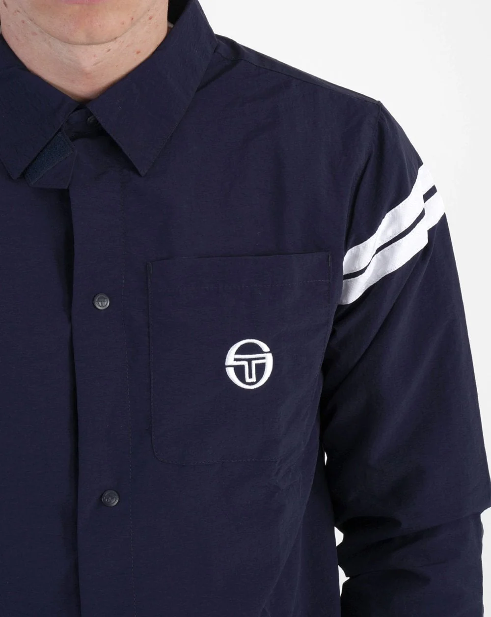 Sergio Tacchini Anton Overshirt Navy Blue - Image 2