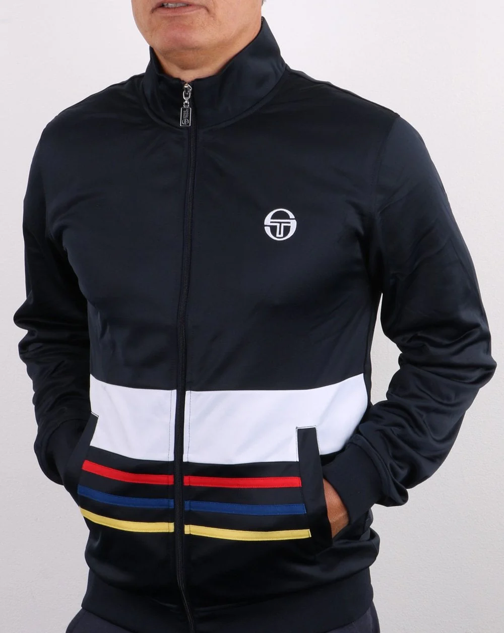 Sergio Tacchini Business Track Top Navy - Image 2