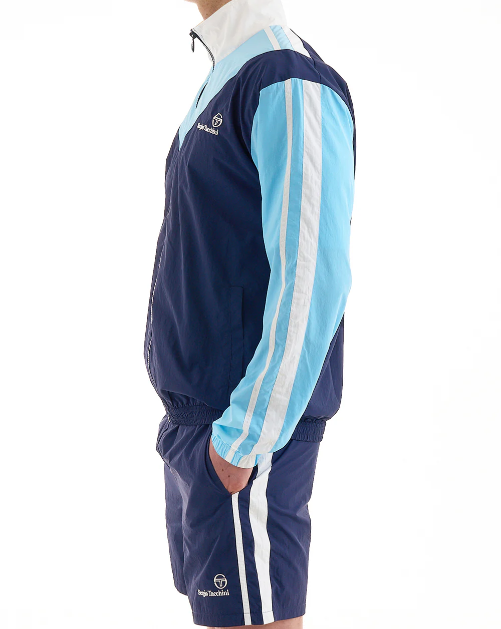 Sergio Tacchini Cortese Track Jacket Blue - Image 5