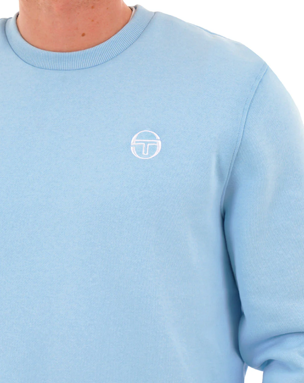 Sergio Tacchini Logo Sweat Sky Blue - Image 2