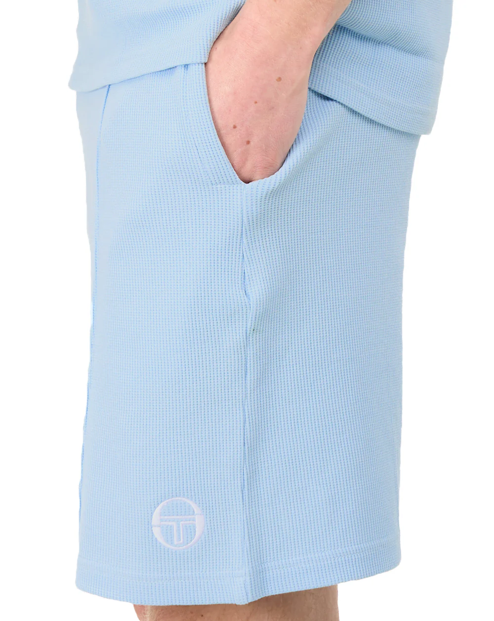 Sergio Tacchini Court Shorts Sky Blue - Image 2