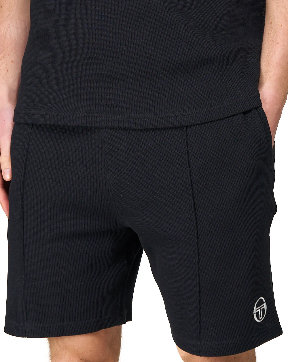 Sergio Tacchini Court Shorts Black - Image 4