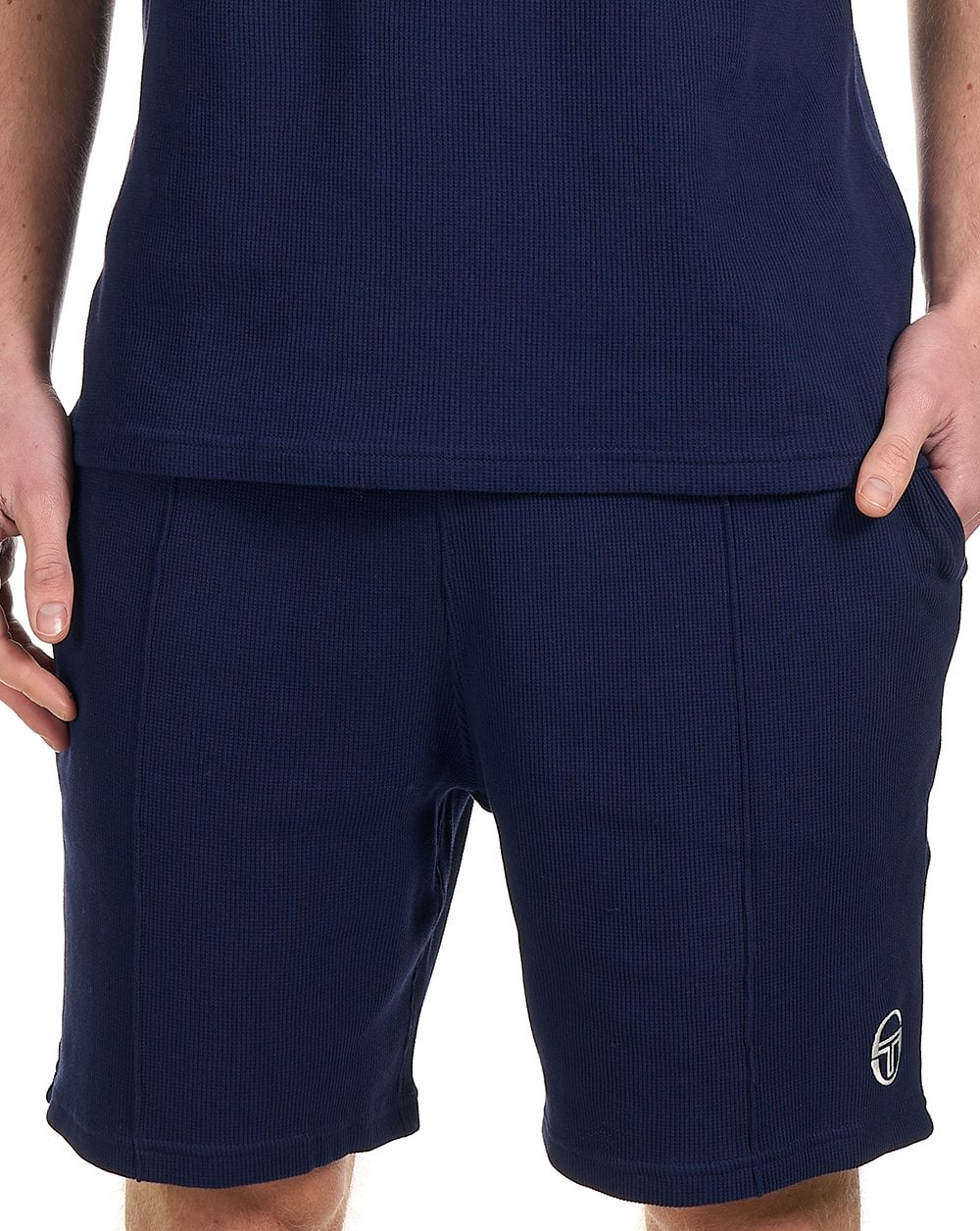 Sergio Tacchini Court Shorts Navy Blue - Image 3