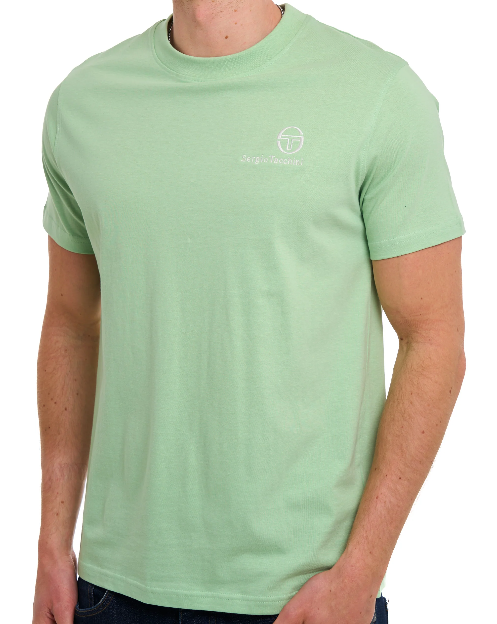 Sergio Tacchini Felton T Shirt Green - Image 2