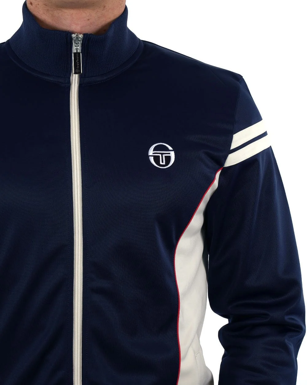 Sergio Tacchini Fjord Track Top Navy Blue - Image 3