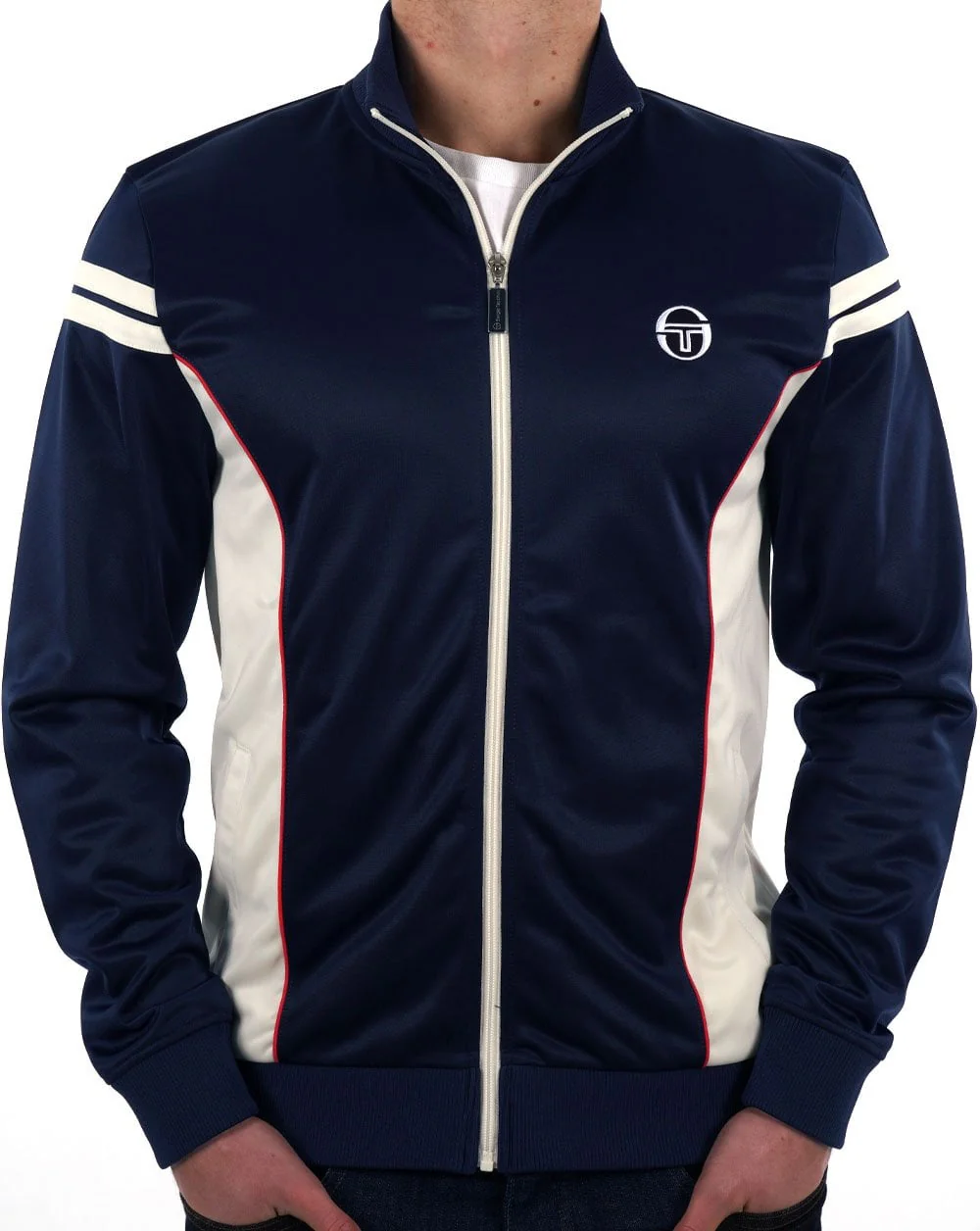 Sergio Tacchini Fjord Track Top Navy Blue - Image 4