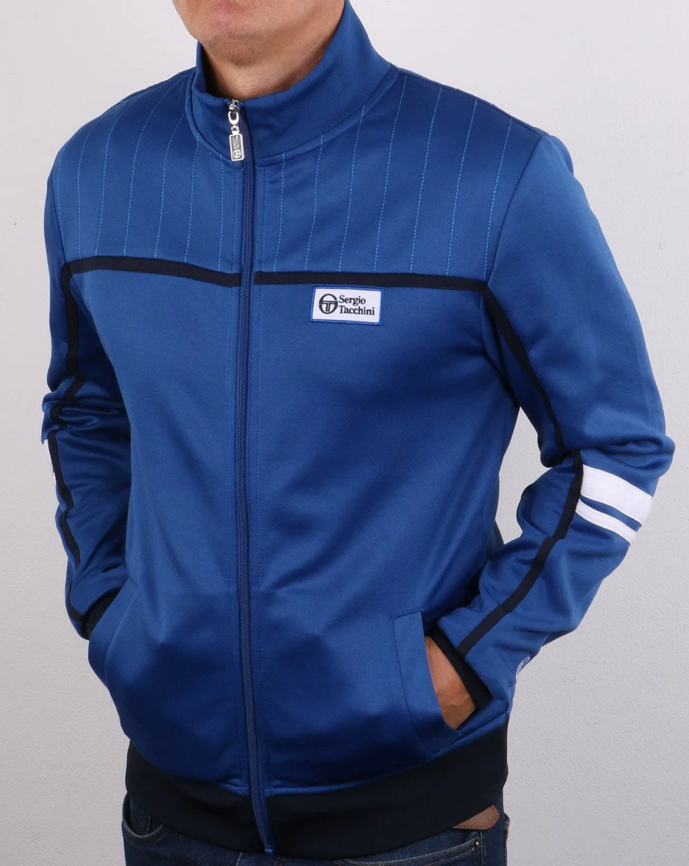Sergio Tacchini Frankie Track Top Blue - Image 2