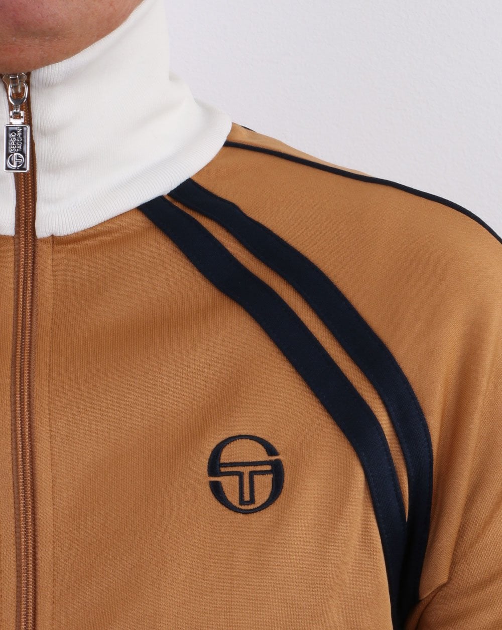 Sergio Tacchini Ghibli Track Top Gold/Navy - Image 2