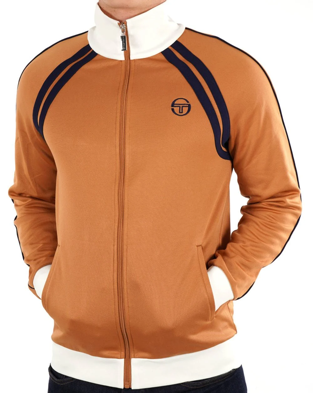 Sergio Tacchini Ghibli Track Top Golden Tan - Image 3