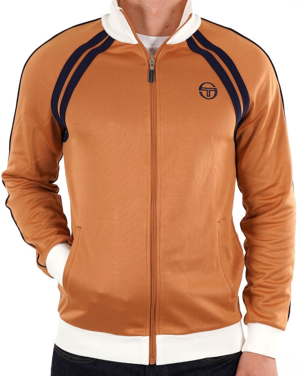Sergio Tacchini Ghibli Track Top Golden Tan - Image 4