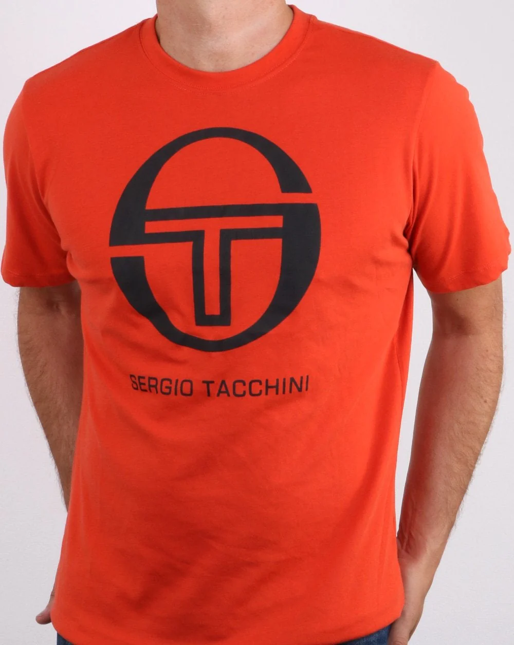 Sergio Tacchini Iberis T-shirt Red Clay/black - Image 3